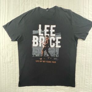 Lee Brice Black Tour T-Shirt - Life Off My Years XXL